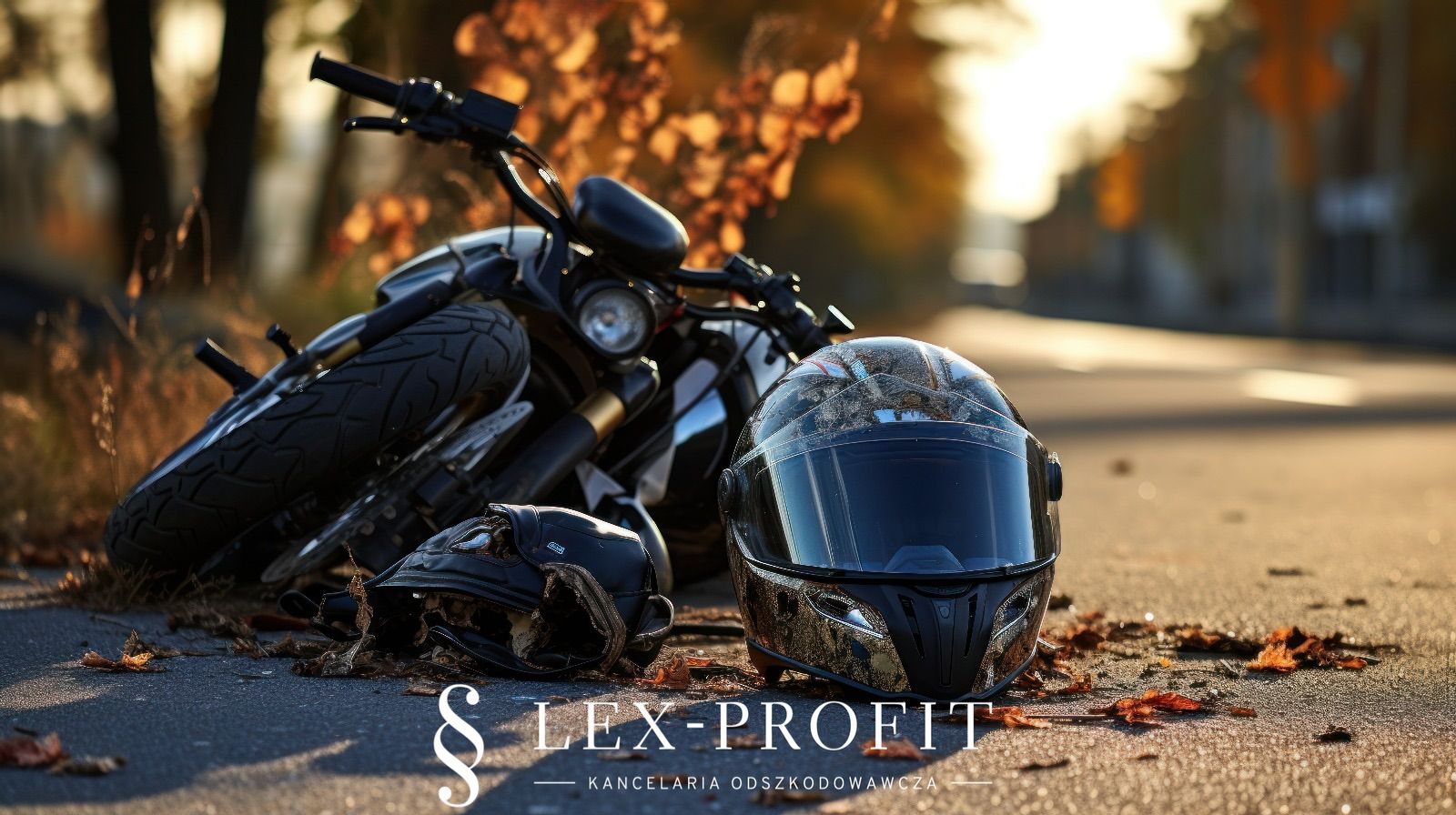 wypadek na motorze - pomoc prawna Lex-Profit